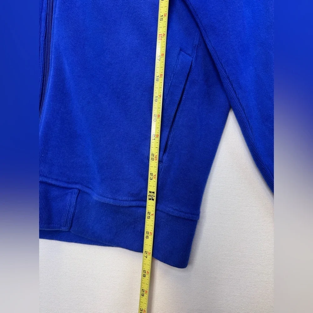 Polo Ralph Lauren men’s VTG‎ Retro cotton track jacket size Lg blue, striped
